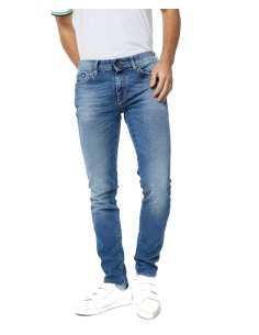 JEANS 5 TASCHE SAX ZIP