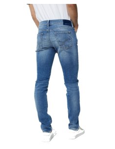 JEANS 5 TASCHE SAX ZIP 2