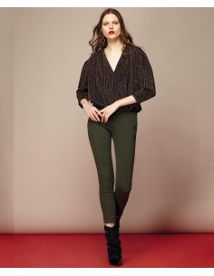 PANTALONE CAPRI MICROFANTASIA