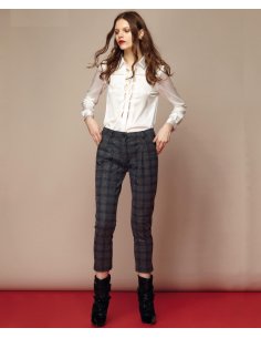 PANTALONE TASCHE A FILO PUNTO MILANO