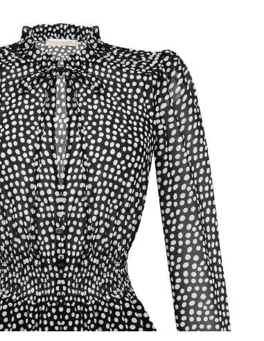 ABITO GEORGETTE POIS