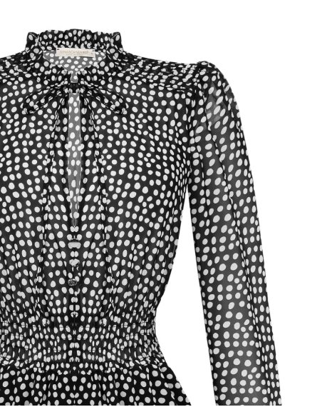 ABITO GEORGETTE POIS