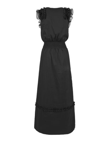 ABITO LUNGO SMANICATO CON ROUGES