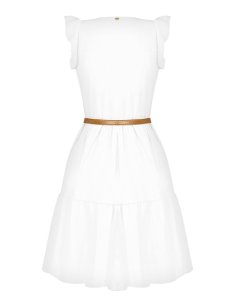 ABITO MANICHE VOLANT CON CINTURA 2