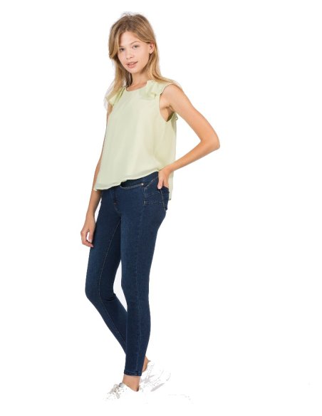 JEANS DOUBLE-UP SKINNY