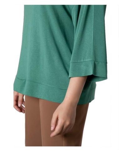 MAGLIA MANICA SCESA CON BORDINO