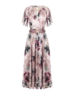 ABITO IN RASO FLOREALE 2