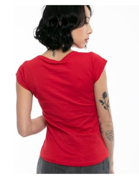 T-SHIRT DONNA GIROCOLLO M/C