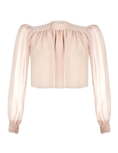 BLUSA MANICHE LUNGHE A SBUFFO