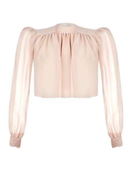 BLUSA MANICHE LUNGHE A SBUFFO