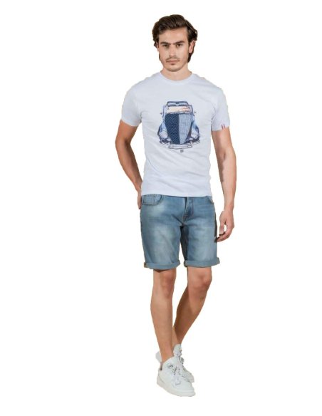 BERMUDA JEANS 5 TASCHE