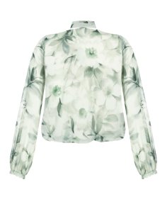 BLUSA MANICHE LUNGHE FIOCCO AL COLLO 2