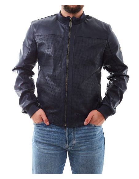 GIUBBINO UOMO ECOPELLE TRAFORATO