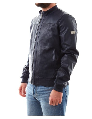 GIUBBINO UOMO ECOPELLE TRAFORATO