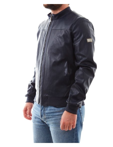 GIUBBINO UOMO ECOPELLE TRAFORATO