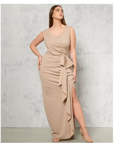 ABITO CURVY CON DRAPPEGGIO