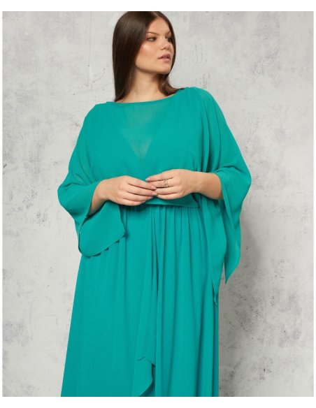 ABITO CURVY SMANICATO