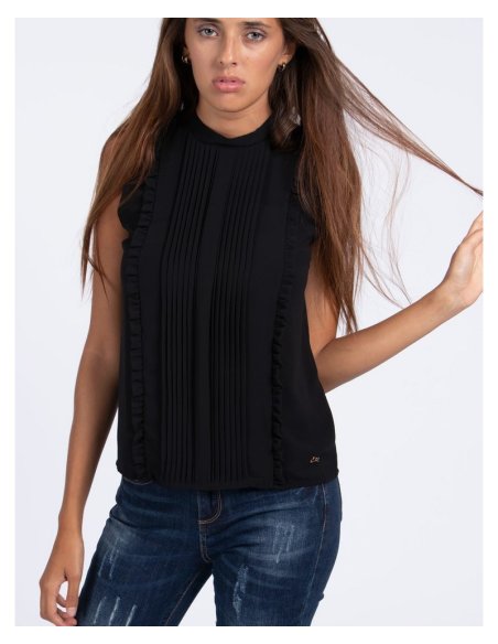 TOP DONNA CON ROUCHES