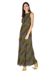 ABITO LUNGO POIS MULTICOLOR
