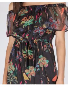 ABITO A FASCIA STAMPA FLOWERS 2