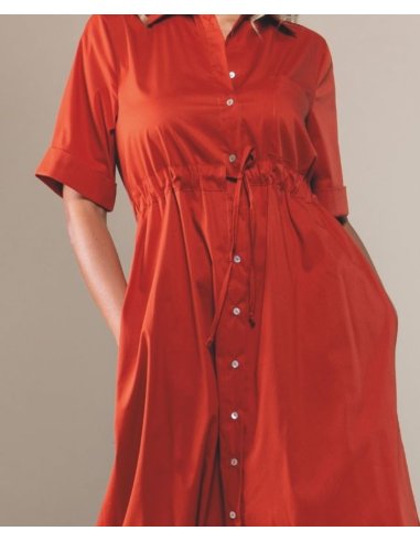 ABITO CON BOTTONI E LACCETTI