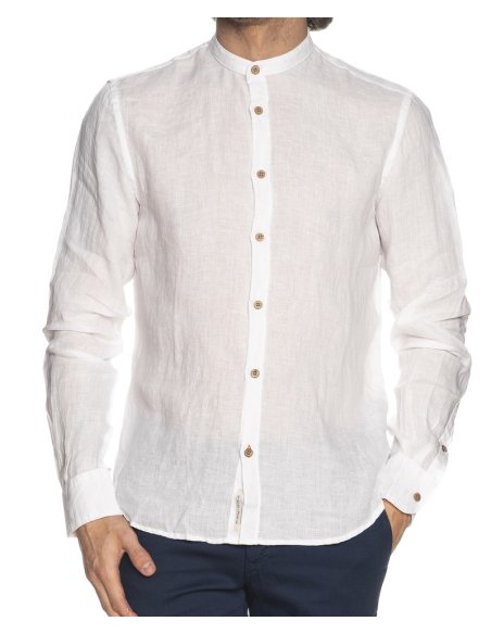 CAMICIA UOMO M/L COLLO ALLA COREANA