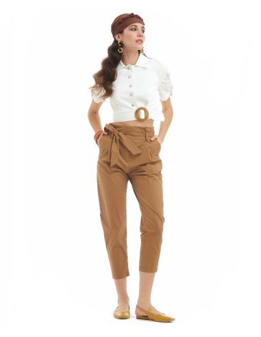 PANTALONE DONNA CON FIOCCO