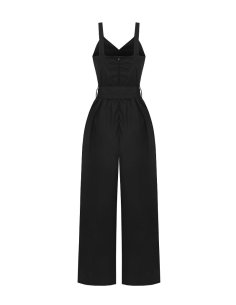 TUTA CROPPED IN COTONE CON CINTURA 2