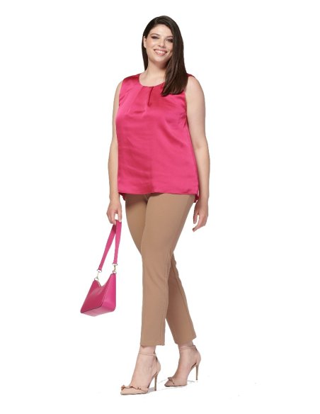 BLUSA DONNA SMANICATA