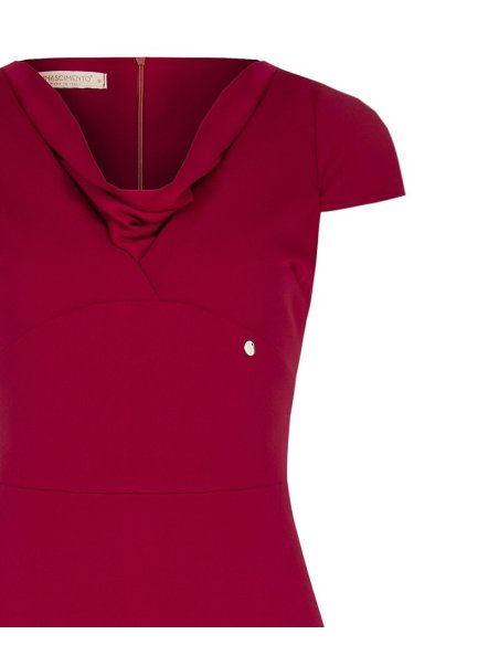 TUBINO CON SCOLLO DRAPPEGGIATO