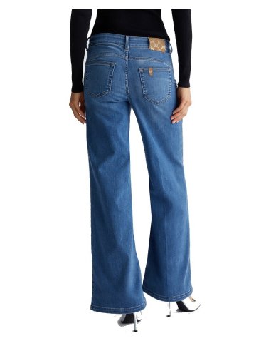 JEANS FLARE A VITA ALTA