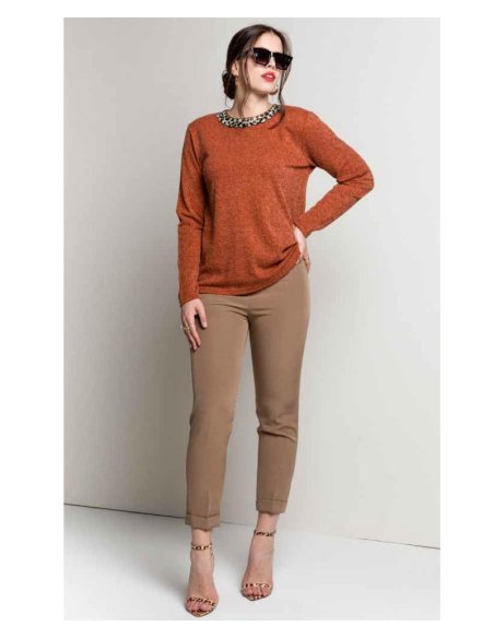 PANTALONE CON RISVOLTO