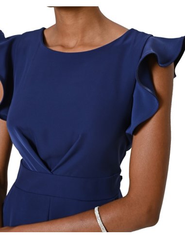 TUTA CON MANICHE ARRICCIATE