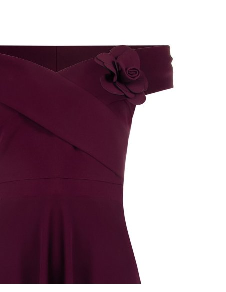 ABITO LUNGO IN SCUBA CREPE E GEORGETTE