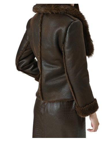 GIACCA CORTA EFFETTO MONTONE