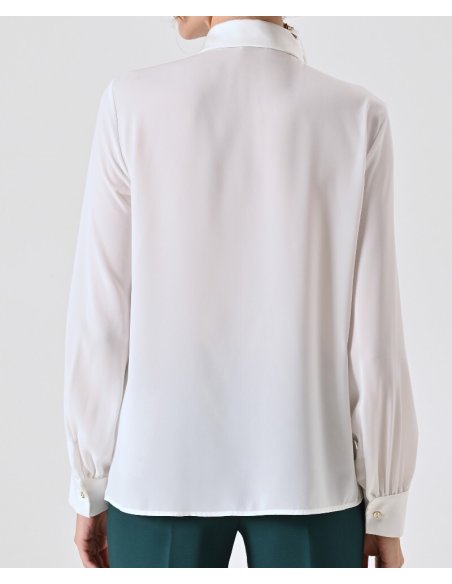 CAMICIA CON FIOCCO REMOVIBILE