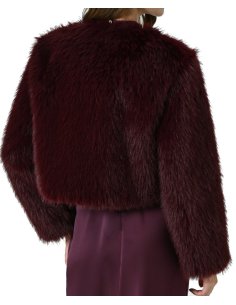 GIACCA CORTA EFFETTO PELLICCIA 2