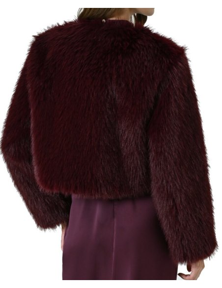 GIACCA CORTA EFFETTO PELLICCIA