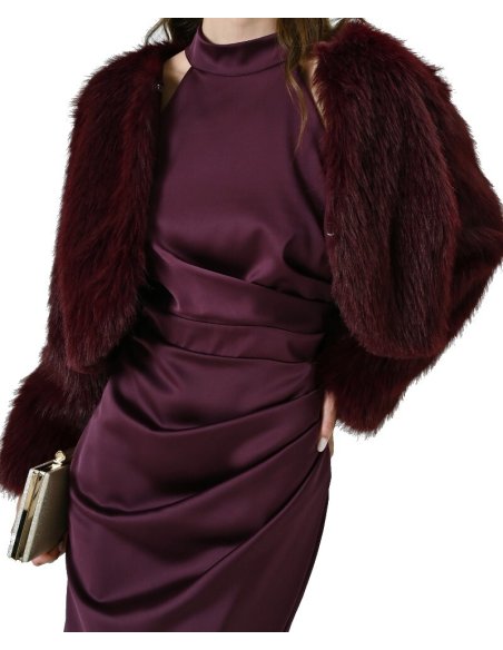 GIACCA CORTA EFFETTO PELLICCIA