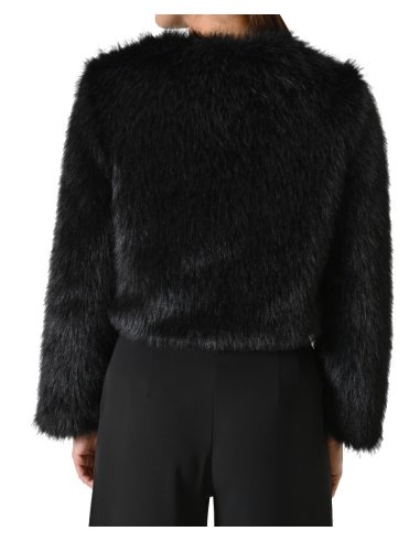 GIACCA CORTA EFFETTO PELLICCIA