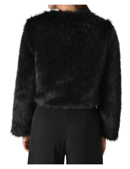 GIACCA CORTA EFFETTO PELLICCIA