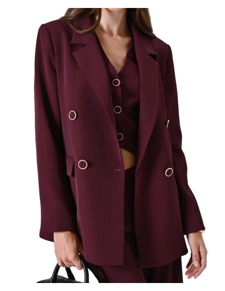 GIACCA BLAZER OVER IN TESSUTO FLUIDO