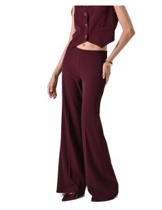 PANTALONI PALAZZO IN TESSUTO FLUIDO