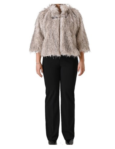 GIACCA CURVY EFFETTO PELLICCIA