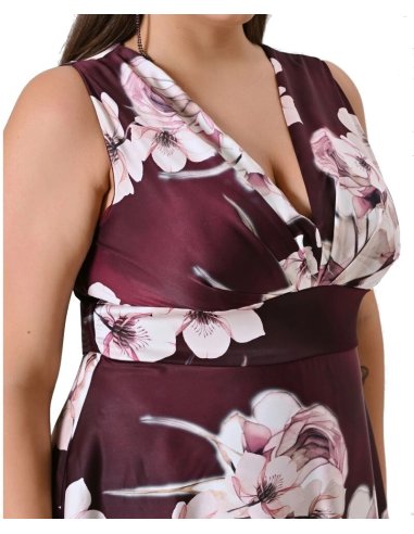 ABITO CURVY STAMPA FLOREALE