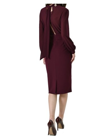 ABITO A TUBINO CON FIBBIA GEOMETRICA