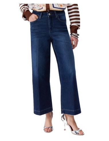 JEANS FLARE CON STRASS