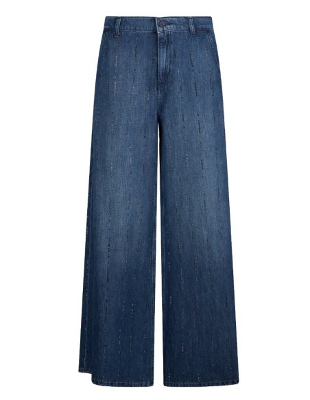 JEANS FLARE CON STRASS