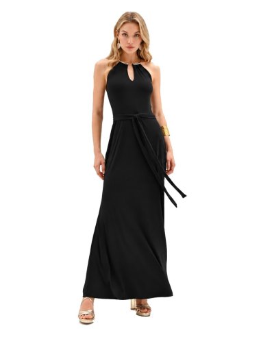 ABITO LUNGO CON COLLIER