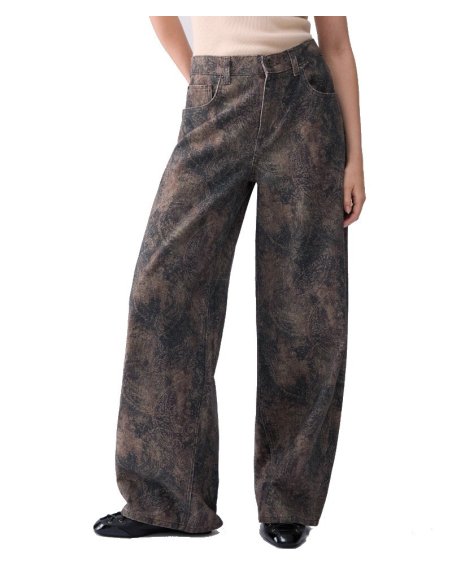 PANTALONI BOY CON STAMPA GLITTER
